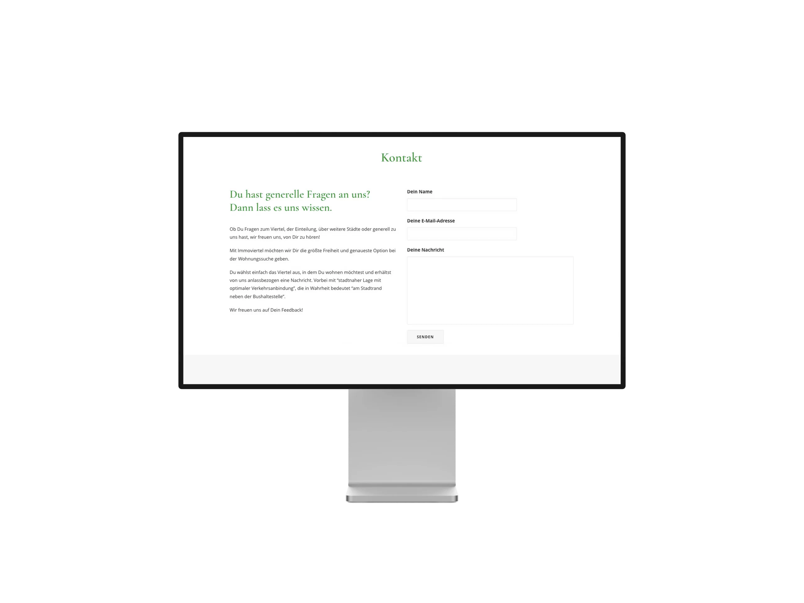 immo laptop contact form