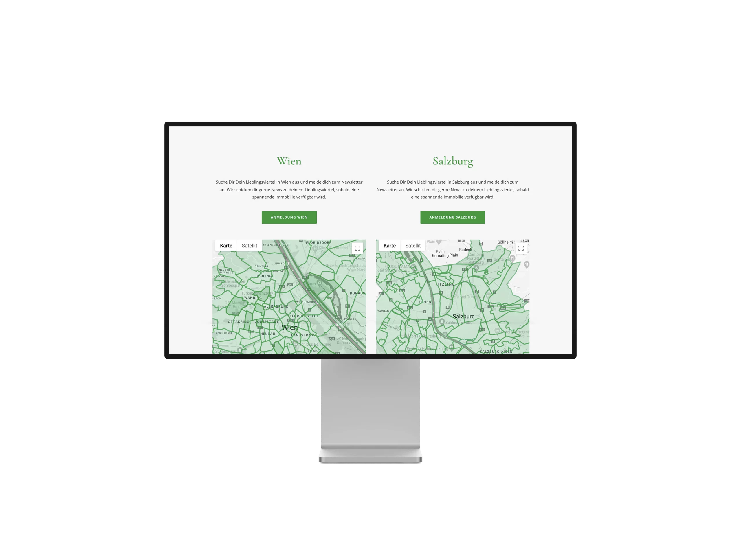 immoviertel desktop maps view