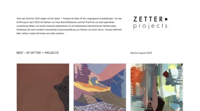 Zetter projects Homepage