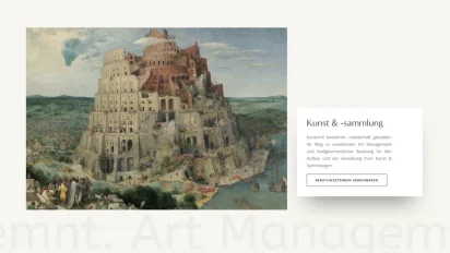 EsoxConsult Desktop view ArtManagement