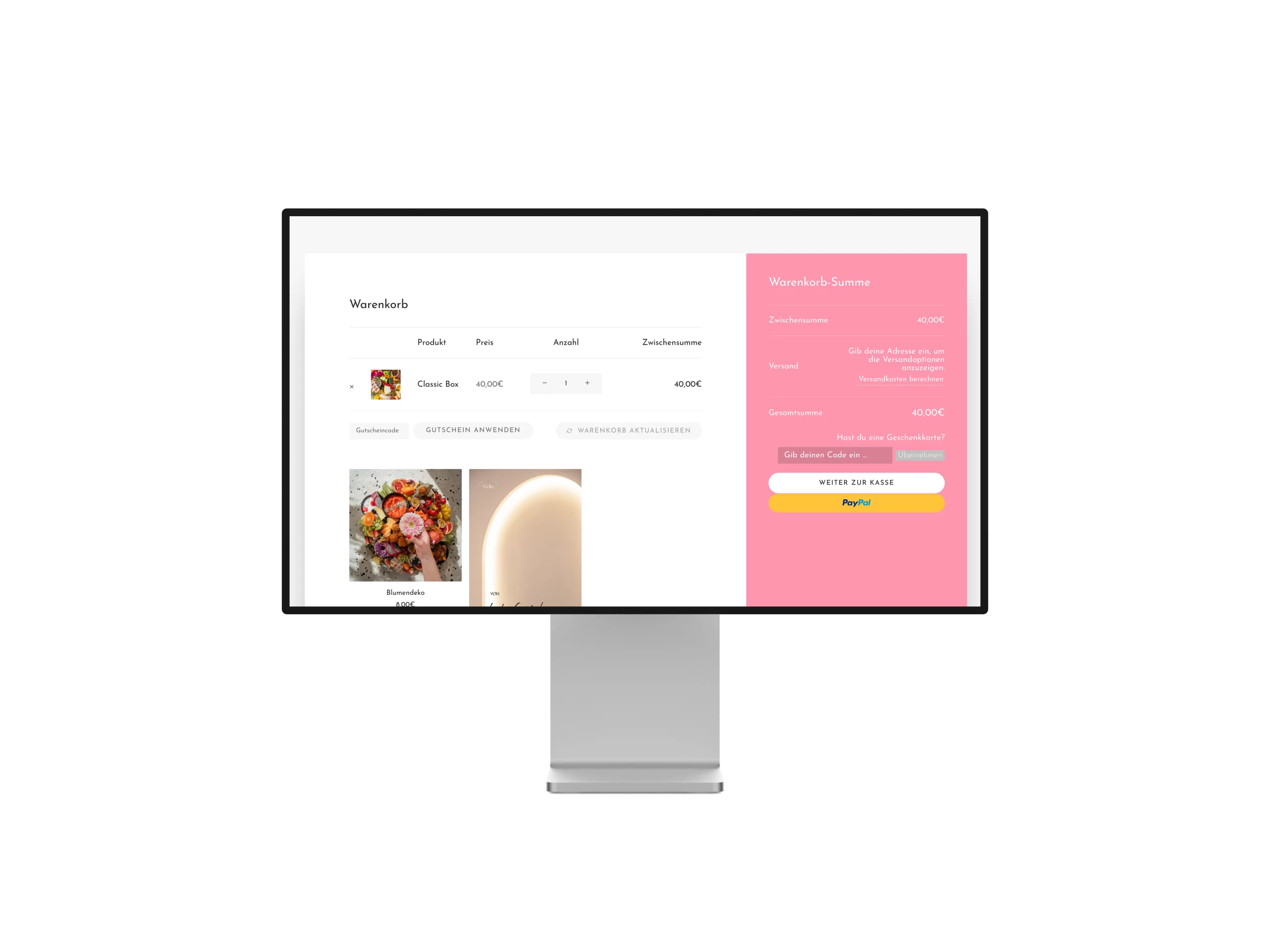 wolkebrunchbox desktop view warenkorb