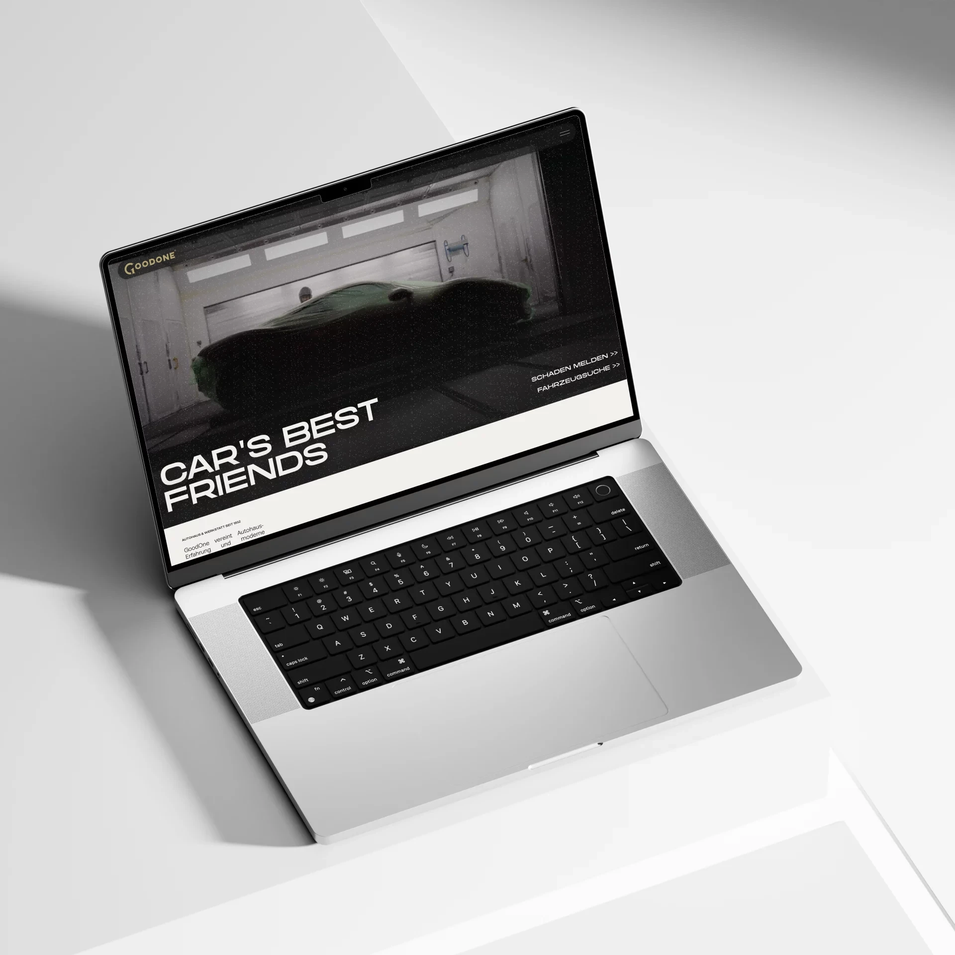 Goodone Website Laptop View