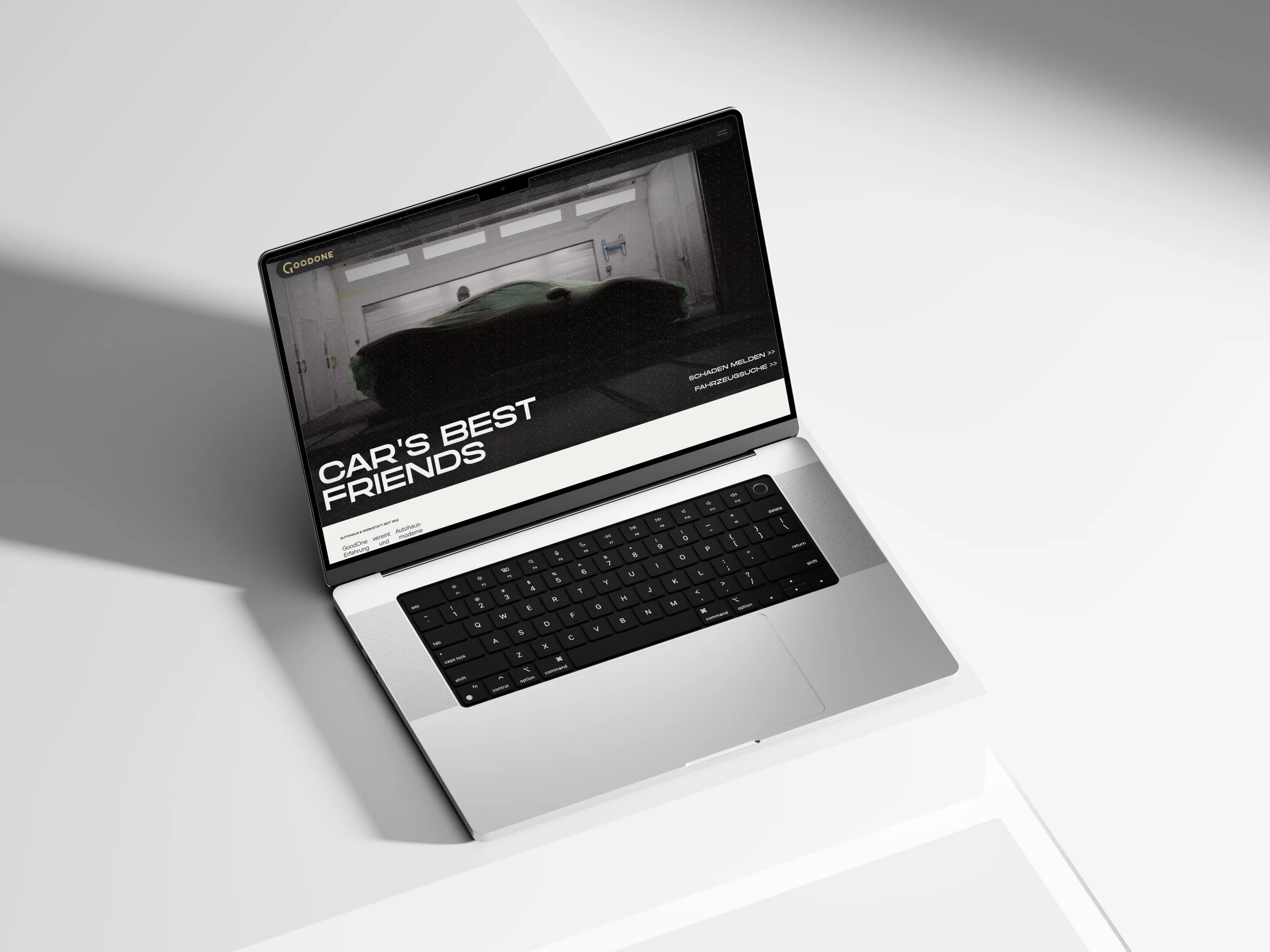 Goodone Website Laptop View